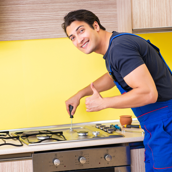 can you provide references from satisfied stove repair customers in Martindale Texas